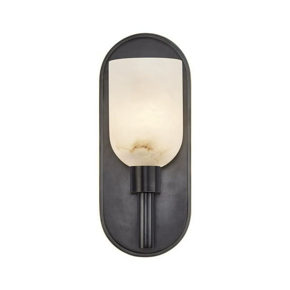 WV338101UBAR-Alora Lighting-Lucian - 1 Light Bath Vanity-9 Inches Tall and 3.63 Inches Wide-Urban Bronze Finish-Alabaster Glass Color