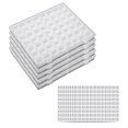 thumbnail image 1 of FloreceBien - Caja organizadora de plástico para pintura de diamantes, paquete de 5, 56 rejillas, para almacenamiento de bordado de diamantes 5D, con 400 etiquetas adhesivas para costura y diamantes, 1 of 6