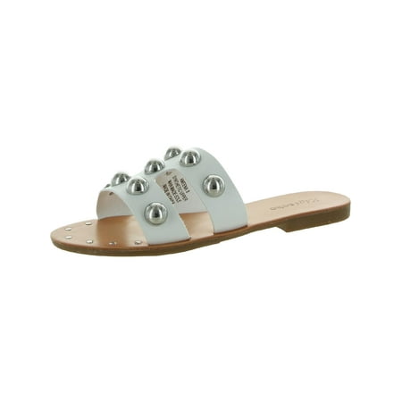 

Zigi Soho Womens Ameena Faux Leather Slip On Slide Sandals