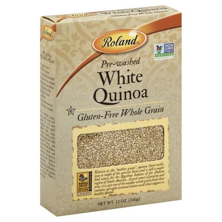 Free White Quinoa - Roland Pre-Washed White Quinoa, 12 oz