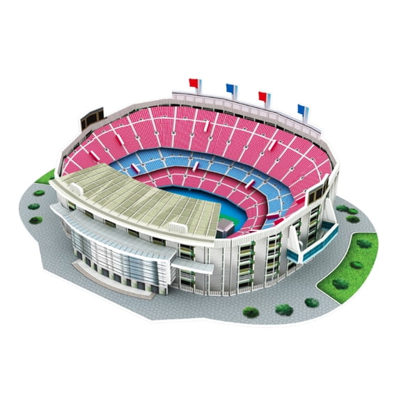 Feooe DIY Three-dimensional Puzzle Football Field Model Building Stadium Assembly Toys