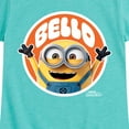 thumbnail image 3 of Despicable Me Minions - Bello Minion - Toddler & Youth Girls Short Sleeve Graphic T-Shirt, 3 of 5