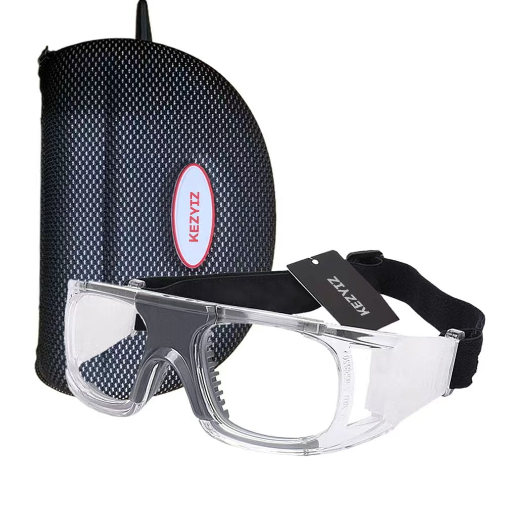 KEZYIZ Goggles for sports, Anti Fog Protective Eyewear, Protection Sports Glasses for Basketball, Racquetball, Pickleball