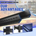 thumbnail image 4 of Garage Shelving Heavy Duty Garage Storage Shelves, 3600 LBS Adjustable 6 Tier  Shelving Unit, Metal Utility Shelf for Basement, Warehouse and Workshop (78''Hx40''Wx16''D, Black), 4 of 9