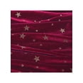 thumbnail image 5 of Sunny Fashion Girls Dress Crimson Red Velvet Sparkle Star Festive Special Occasion Warm Holiday 7 Years, 5 of 6