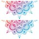 thumbnail image 4 of Mandala Wall Decal Stickers 2pcs Durable Self Adhesive Bohemian Design for Home Decoration Easy Installation Versatile for Walls Doors Furniture, 4 of 4