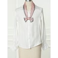 thumbnail image 5 of INSPIRE CHIC Foulards Minces pour Femmes à Rayures Bandeau Ruban Rose m, 5 of 5
