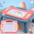 thumbnail image 4 of 1 Set Kids Writing Board Detachable Table Legs Reusable Erasable Boys Girls Magnetic Drawing Coloring Board Daily Use, 4 of 8