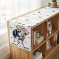 thumbnail image 6 of Table Runners 72 Inches Long Dress Scarves, Spring Pig Farmhouse Kitchen/Dining Table Runner, Coffee Tablerunners, Butterfly Botanical Floral Summer 14x72 Inch, 6 of 9