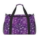 thumbnail image 1 of Disketp Purple Snowflakes Bolsa de Viaje Tipo Duffle, Bolso de Mano para Fin de Semana para Mujer, Bolsa de Gimnasio Ligera para Hombre, Esencial para Viajes, 1 of 7