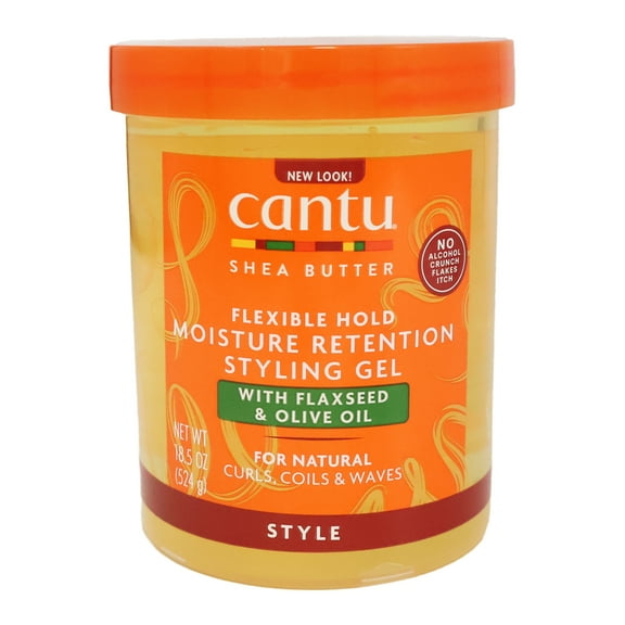Cantu Shea Butter Styling Gel Flaxseed and Olive Oil, 18.5 Oz.