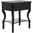 thumbnail image 6 of SAFAVIEH Alaia Modern Glam One Drawer Night Stand, Black, 6 of 14