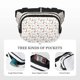 thumbnail image 5 of Fotbe Summer Floral Cangurera Cuadrada con Estampado de Doble Capa, Bolsa de Cintura Ajustable Mini para Hombres y Mujeres, 5 of 9