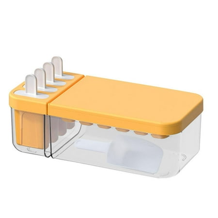 

Tohuu Ice Maker Cube Freezer Flexible Ice Cube Tray with Lid Container & Scoop Small Square Ice Cube Molds for Chilling Cocktail and Milk Tea Easy Release right
