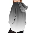 thumbnail image 3 of Grblisyd Back to School Hoodies For Teen Girls Long Sleeve Gradient Color Cute Zip Up Jacket Lightweight Y2k Casual Oversized Hooded Sweatshirt, 3 of 3