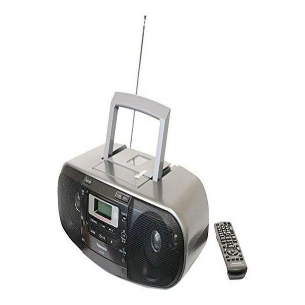 Radio MP3 AM/FM Boombox Panasonic RX-D55GC-K de alta potencia