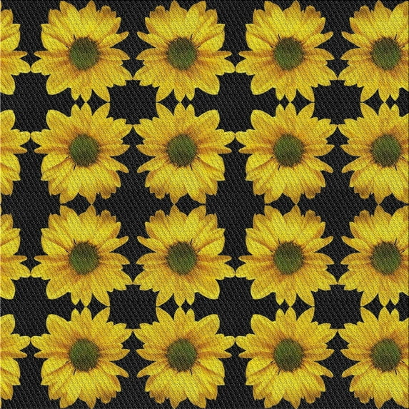 Ahgly Company Machine Washable Indoor Square Transitional Milk Chocolate Brown Area Rugs, 7' Square