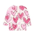 thumbnail image 4 of Spazoro Toddler Girls 3/4 Sleeve Shirts, Love Print Round Neck Spring and Fall Casual Fashionable Tops for Girls Multicolor Size 5-6T, 4 of 5