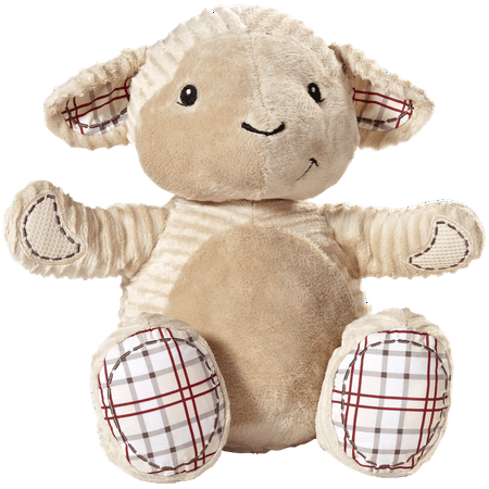 Cinch by dexbaby Plush Lamb, Sleep Aid Womb Sound Soother (Gray)