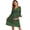 Green, variant on Jamicy Women's Maternity Dress Maternity Dress A Line 3/4 Sleeve V Neck Flowy Pregnancy Maxi Dresses for Baby Shower Casual 2026