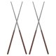 thumbnail image 3 of Stainless Steel Long Cooking Chopsticks for Kitchen Use Noodle Frying Hot Pot Silver 2 Pairs, 3 of 5
