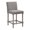 Gray Fabric, variant on Scranton & Co 26" Spindle Counter Stool Gray Frame Dove Gray