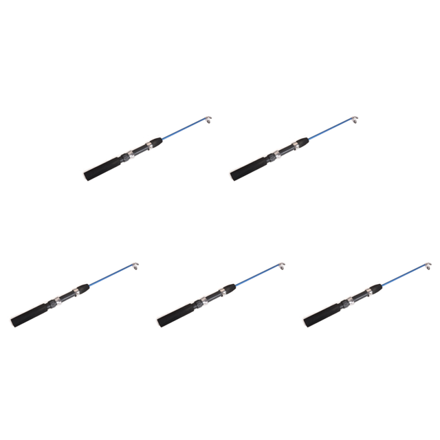 Cañas de invierno DQrwqpou 5uds Mini alimentador Aparejo de poste de mar 74 cm