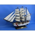thumbnail image 2 of Hampton Nautical USCG Eagle 24 in Wooden United States Coast Guard Vessel Replica Model Ship - Nautical Décor, 2 of 2