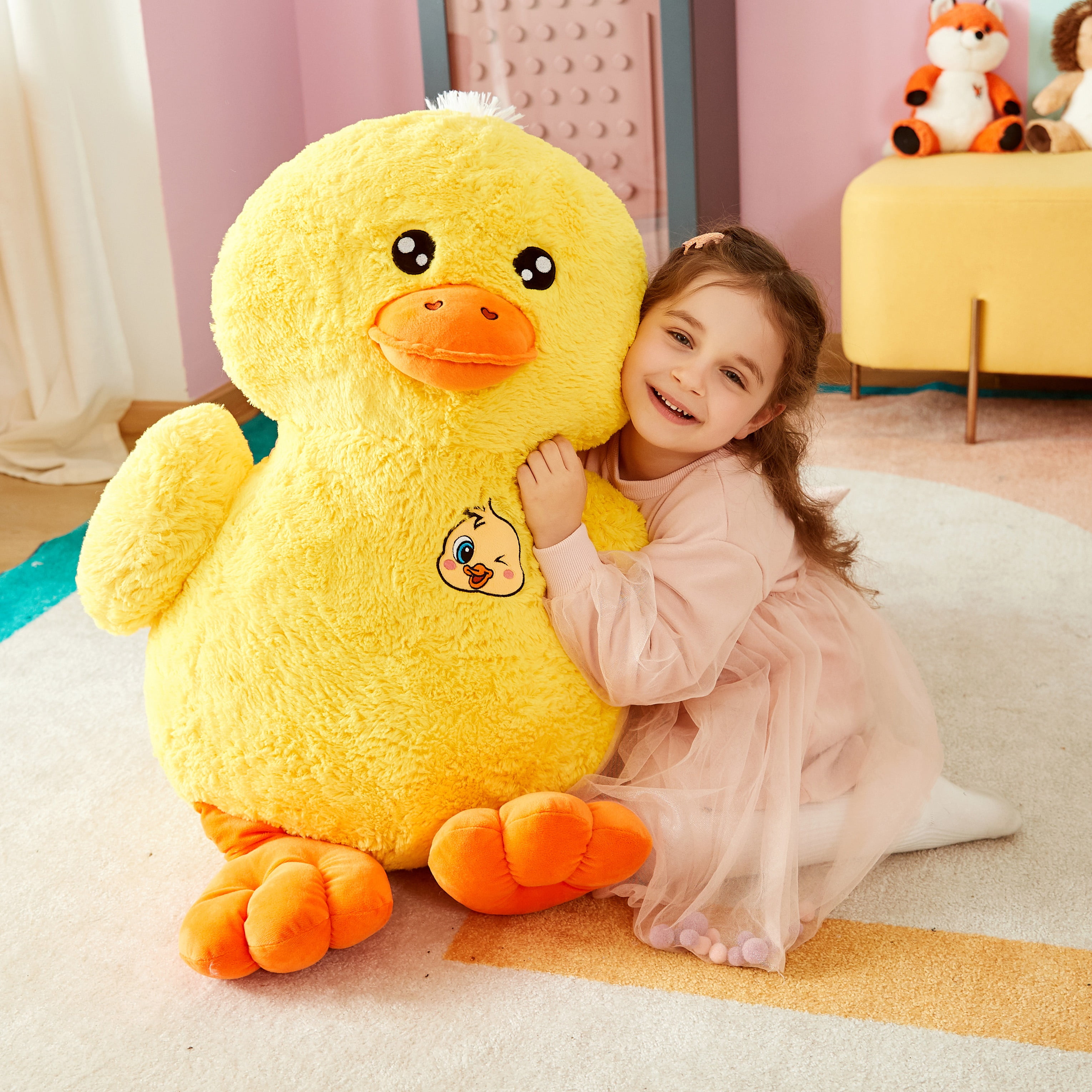 IKASA Large Duck Stuffed Animals Giant Soft Plush Toy,Gifts for Kids Girls Boys Girlfriend