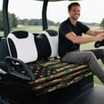 thumbnail image 5 of Uourmeti Camouflage USA Flag Golf Cart Seat Easy to Install, for Golf Carts, Golf Cart Seat Covers, Compatible with Golfcart Yamaha, 5 of 8