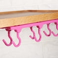 thumbnail image 2 of Hang & Organize Your Wardrobe, Cupboard Essentials Effortlessly Red Kitchen Ceiling Storage Rack, 2 of 5