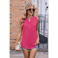 thumbnail image 5 of Chiffon Shirts for Women Rose Red XXL, 5 of 7