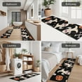 thumbnail image 5 of Retro Halloween Ghost Pattern Kitchen Rugs Sets Of 3,Kitchen Runner Rugs Non Skid Washable,Decorative Kitchen Floor Mats for Kitchen,Sink,Laundry,17"x30"+ 17"x47" + 17"x59", 5 of 6