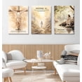thumbnail image 2 of 4Pcs Jesus Poster Minimalist Christian Motivational Earth Tone Verse and Bible Stories Scripture Canvas Painting Wall Art for Living Room Bedroom Church Decoration（unframed）, 2 of 6
