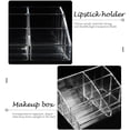 thumbnail image 3 of Organizador de maquillaje de acrílico con 6 compartimentos para escritorio, 3 of 7