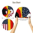 thumbnail image 4 of German America Flag Sleep Cap Satin Bonnet Sleeping Hat Soft Elastic Night Hair Cover For Women, 4 of 8