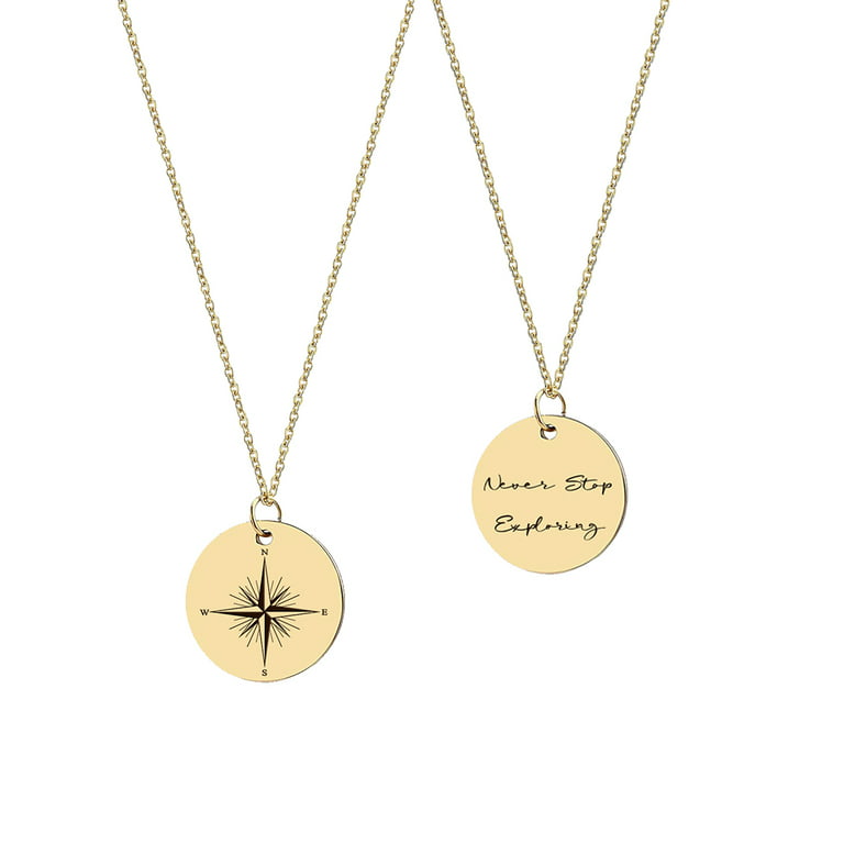 Life is a Journey - Dainty Key Necklace - Gold Finish Charm Necklace - Shop  Ringmasters