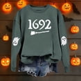 thumbnail image 4 of IDOCLOTHES Halloween Sweatshirt Women 2026 Trendy 1692 Salem Witch Printed Long Sleeve Halloween Tops for Women Fashion Clothing Womens Fall Outfits Grey, S, 4 of 4