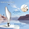 thumbnail image 4 of Herramientas faciales Gua Sha BEAUTYFACTOR de acero inoxidable con masajeador de ojos, 4 of 7
