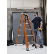 Louisville Ladder 10-Foot Fiberglass Step Ladder, 300-Pound Load Capacity, Type IA, FS1510