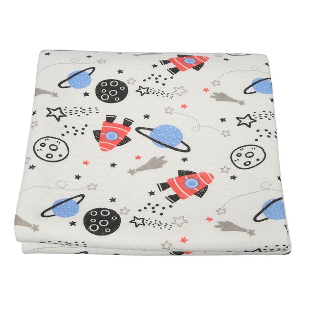 Baby Waterproof Bed Pad, 3 Layers, 70x90cm, Multi Purpose, Cute Patterns and , Safe Material Choice Machine Washable