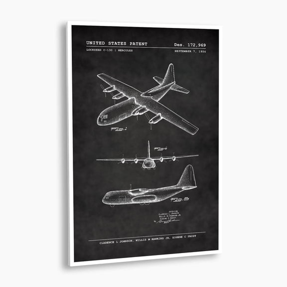 Lockheed C-130 Herculus Patent Poster