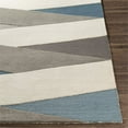 thumbnail image 3 of Surya Brooklyn BRO-2307 24 x 36" Rectangle Wool Rug in Teal/Beige/Medium Gray, 3 of 7