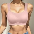 thumbnail image 2 of Sngxgn Sports Bra for Women Padded Medium Support Strappy Bras Seamless High Impact Yoga Exercise Bras(Pink,M), 2 of 5
