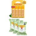 thumbnail image 1 of Bálsamo labial Bundle Burt's Bees Original de cera de abejas, 4 tubos y toallitas faciales de aloe vera, 30 unidades (paquete de 3), 1 of 1