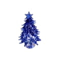 thumbnail image 2 of Blue Christmas Tree 2.5 Inch Mini Christmas Tree Hand Blown Glass Christmas Decor Christmas Tree Decorations for Home Mantel Desk Holiday Display, 1 Pack, 2 of 4