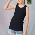 thumbnail image 6 of YunPes 3 Pack Boys Tank Tops Kids Ribbed Sleeveless Athletic T Shirts Basic Tops Crewneck Undershirts Youth Casual Workout T-Shirt, 6 of 8
