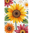 thumbnail image 4 of Floral Design Summer Banner Colorful Sunflowers Hello Text for Outdoor Decor Garden Party Seasonal Celebration, 4 of 7