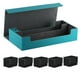thumbnail image 1 of Premium Deck Box - Soporte para tarjetas con cierre magnético para juegos de cartas coleccionables, tarjetas con mangas, béisbol, fútbol, ​​baloncesto, colección de tarjetas azul, 1 of 8