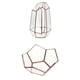 thumbnail image 1 of Terrario Geométrico shamjiam 2 Pcs Maceta Cristal Planta Transparante, 1 of 8